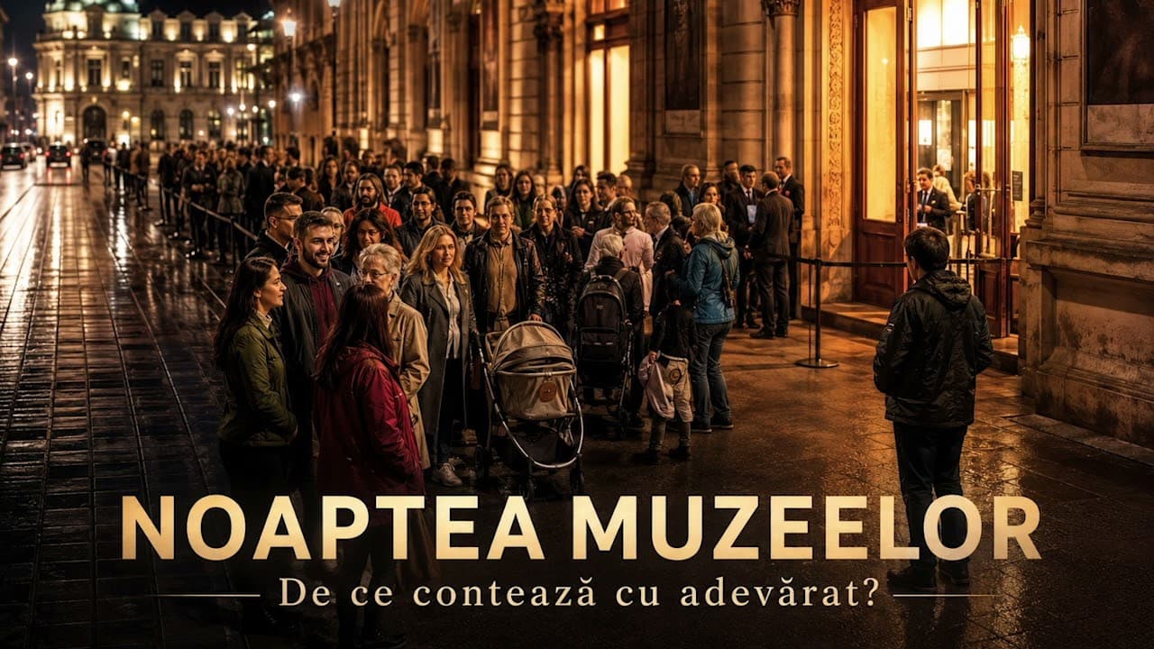 Ce caută atâta lume, noaptea, la muzeu? O emisiune de Bogdan Gamaleț.