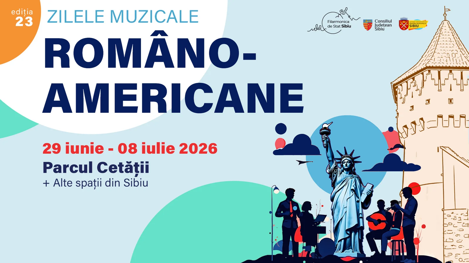 Zilele Muzicale Româno-Americane revin la Sibiu în 2026, la ediția a 23-a